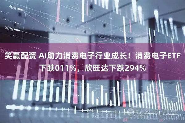 笑赢配资 AI助力消费电子行业成长！消费电子ETF下跌011%，欣旺达下跌294%